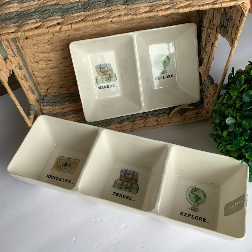 NWOT Rae Dunn set Travel Memories Explore Wander